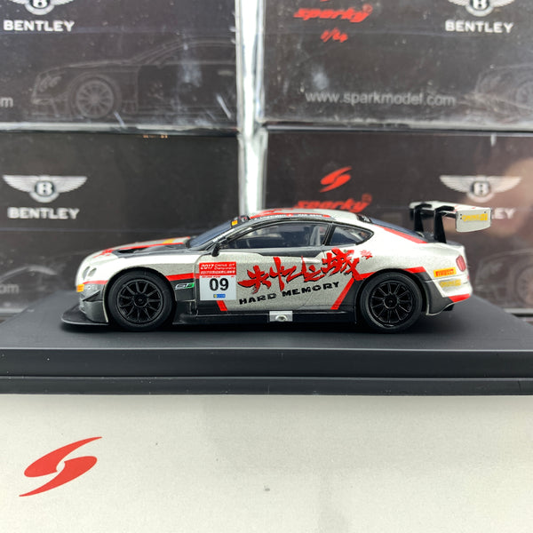 Sparky 1/64 BENTLEY CONTINENTAL GT3 NO.09 CHINA GT CHAMPIONSHIP 2017 HARD MEMORY BENTLEY TEAM ABSOLUTE H. GENG - A. IMPERATORI Y106