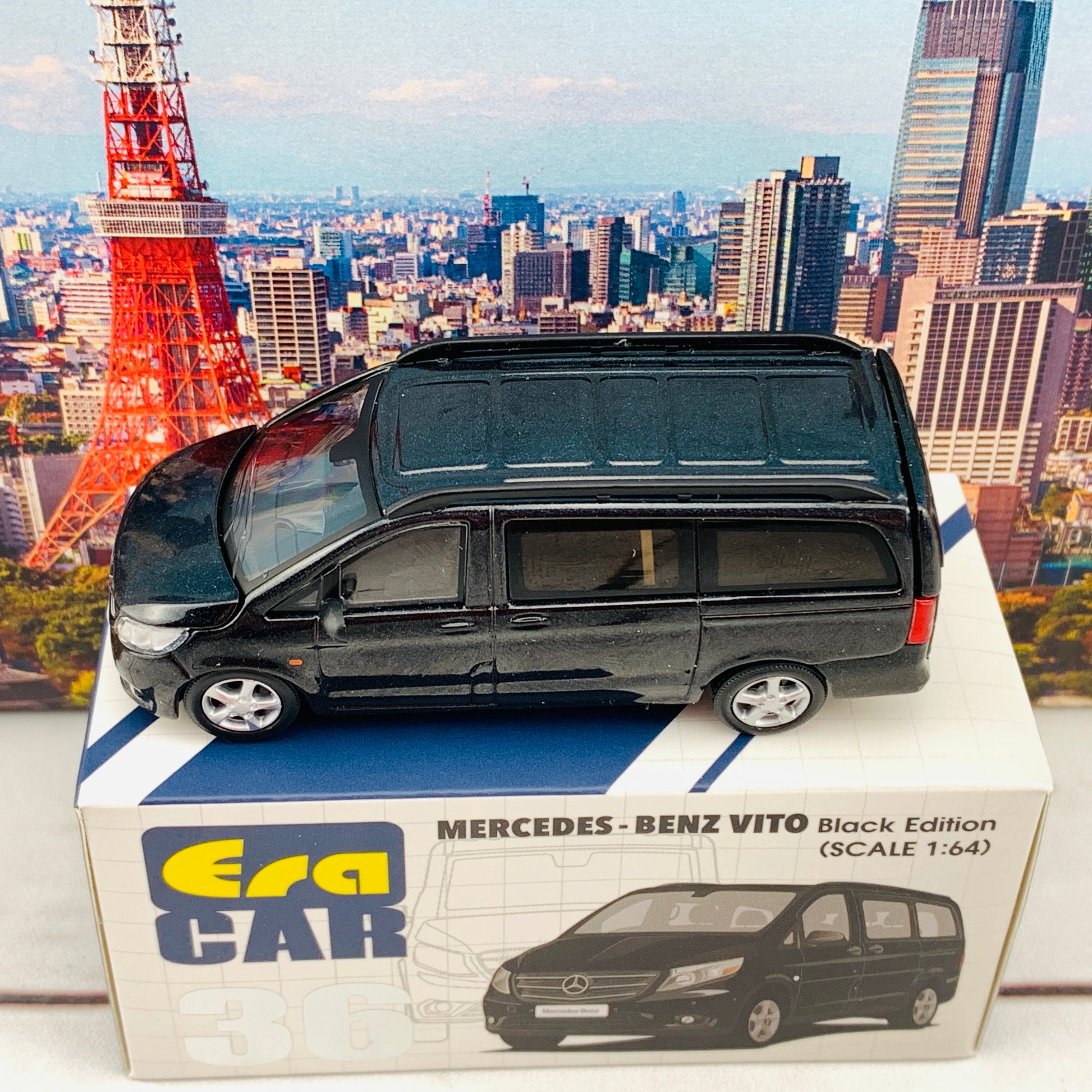 ERA CAR 36 1/64 Mercedes-Benz Vito - Black Edition MB20VITRN36