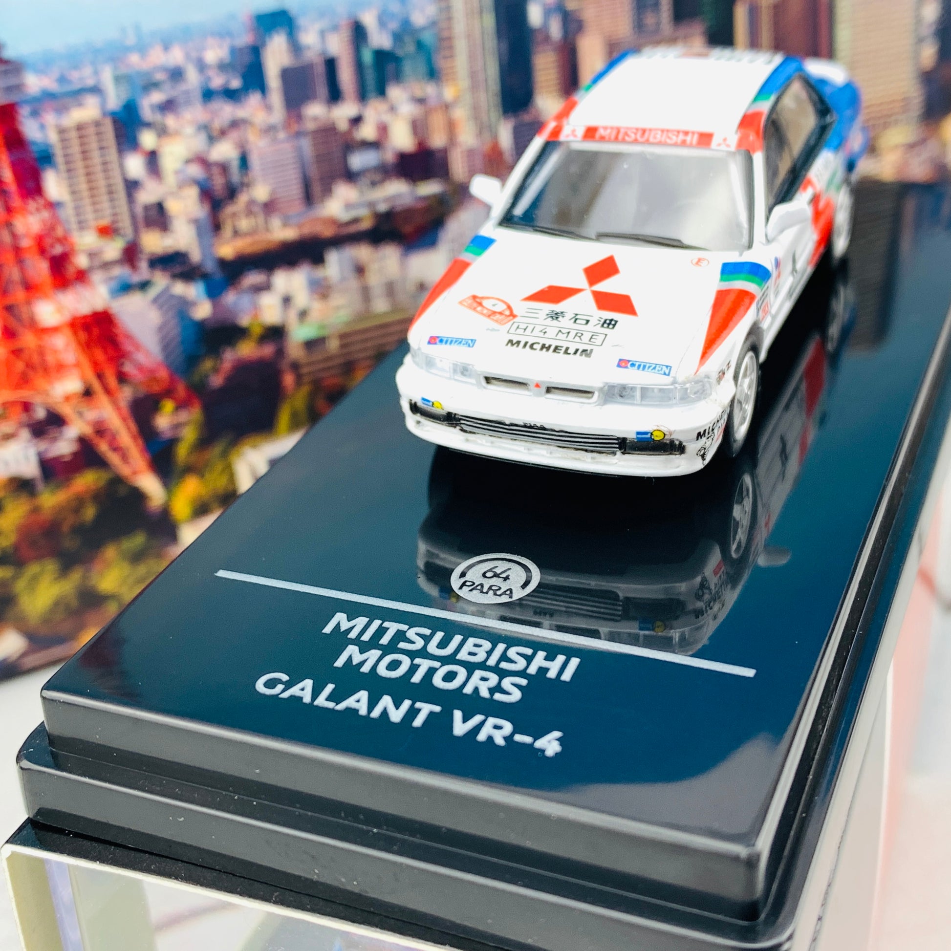 PARA64 1/64 Mitsubishi Galant VR4 Monte Carlo Rally 1991 #4 PA-65102