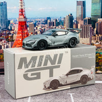 MINI GT 1/64 Pandem Toyota GR Supra V1.0  Matte Grey RHD MGT00250-R