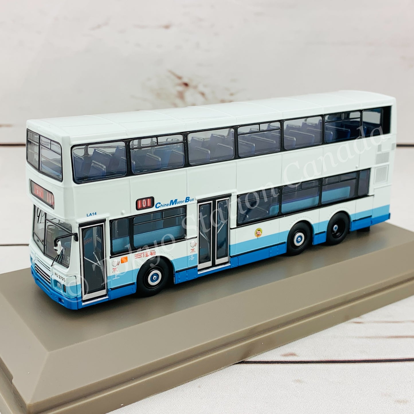 Model 1 1/76 CMB Leyland Olympian 中巴利蘭奧林比安 11.3m LA14 FG3725 @ KWUN TONG 觀塘 101 #63516