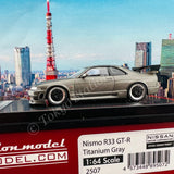 Ignition Model 1/64 Nissan R33 GT-R Titanium Gray IG2507