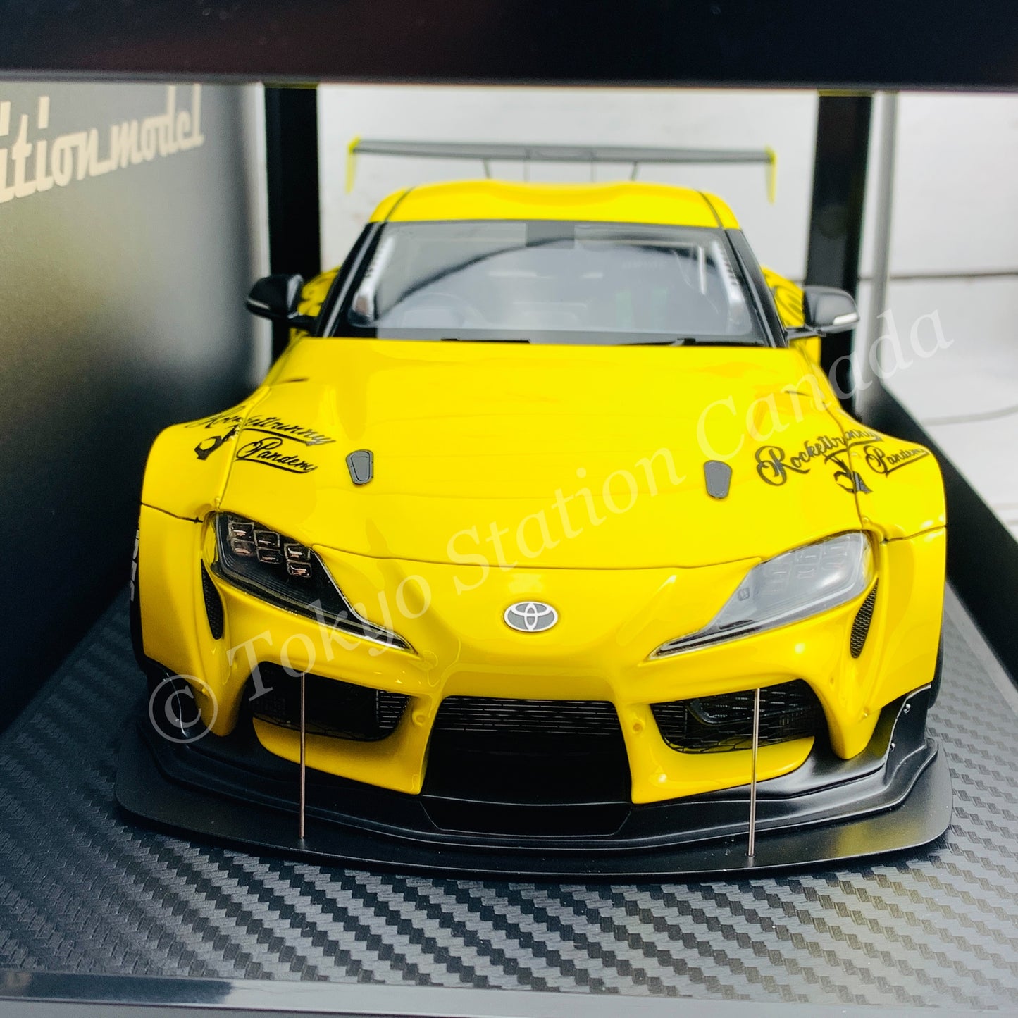 Ignition Model 1/18 PANDEM Supra (A90) Yellow IG2039