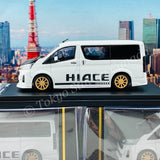 Model 1 1/64 Toyota Hiace 300 Custom version WHITE C33125