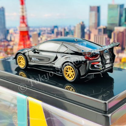 PARA64 1/64 Liberty Walk x BMW i8 Black LHD PA-55142