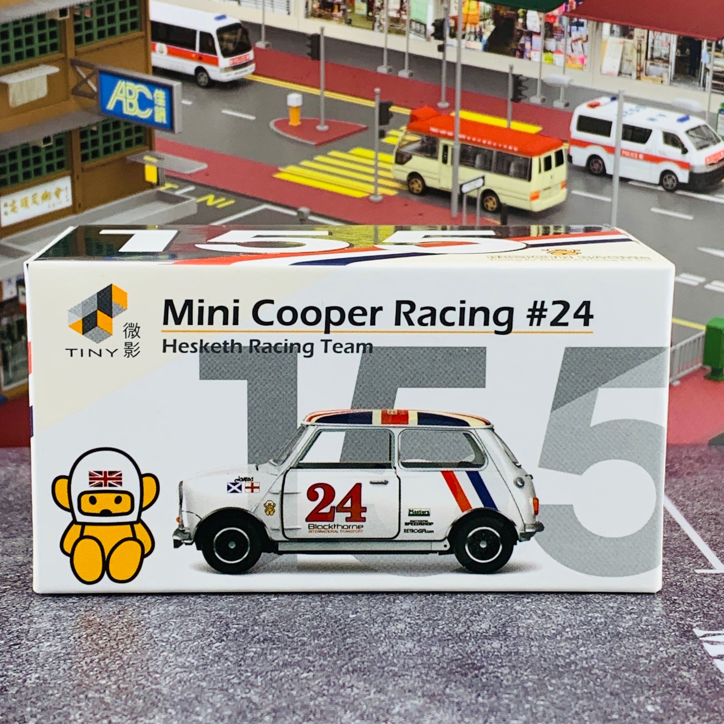 Tiny 155 Mini Cooper Racing #24 (RHD) ATC64604