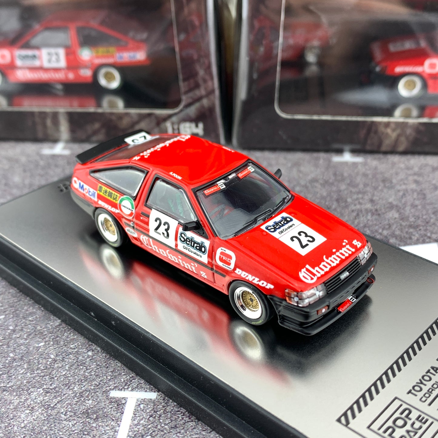 INNO64 x POPRACE Toyota Corolla Levin macau Guia Race 1994 #23 PR64-86-84M23