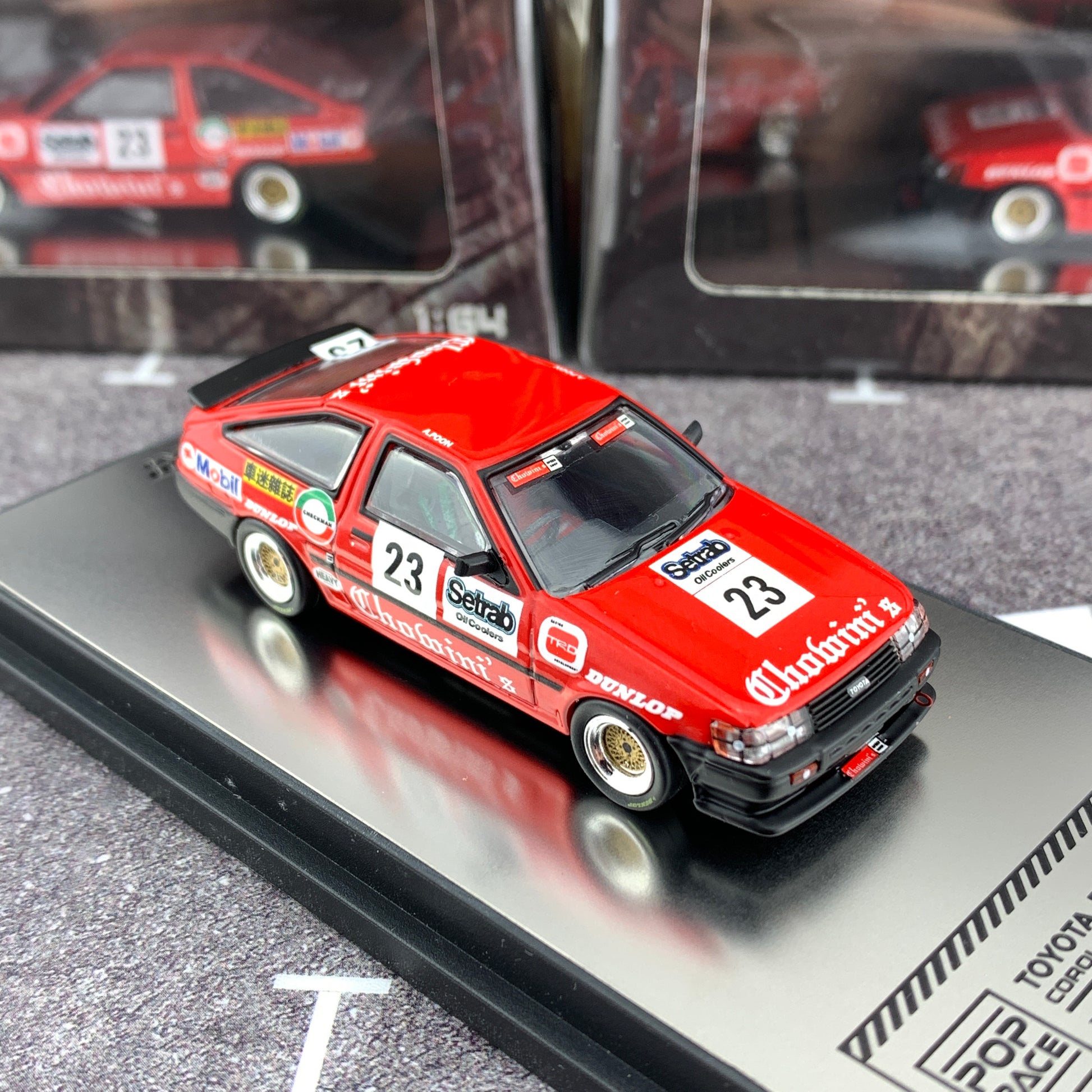 INNO64 x POPRACE Toyota Corolla Levin macau Guia Race 1994 #23 PR64-86-84M23