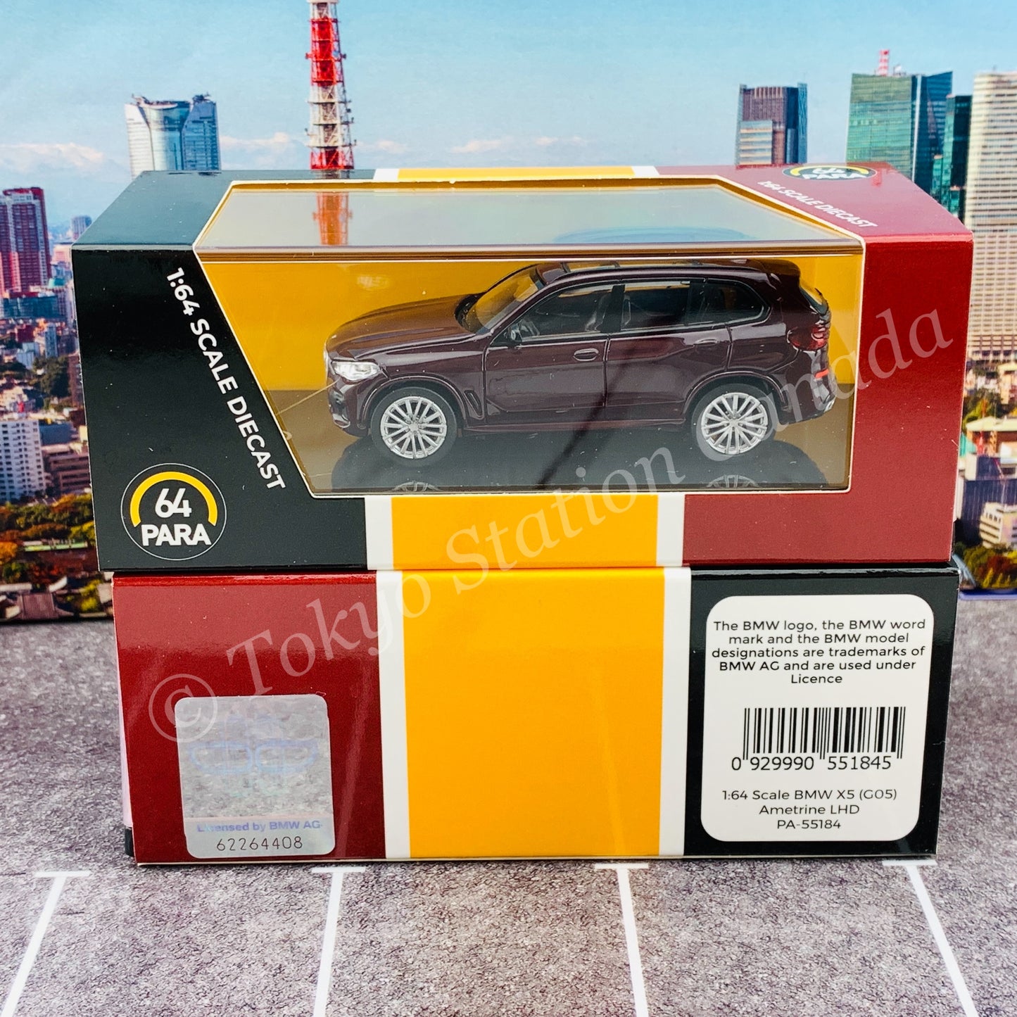 PARA64 1/64 BMW X5 G05 Ametrine LHD PA-55184