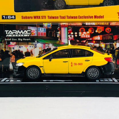 Tarmac Works 1/64 Subaru WRX STI Taiwan Taxi Limited to 1296 pcs T64-016-TA