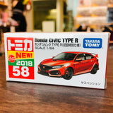 Tomica 58 Honda CIVIC TYPE R FK8 First Edition (初回特別仕様)