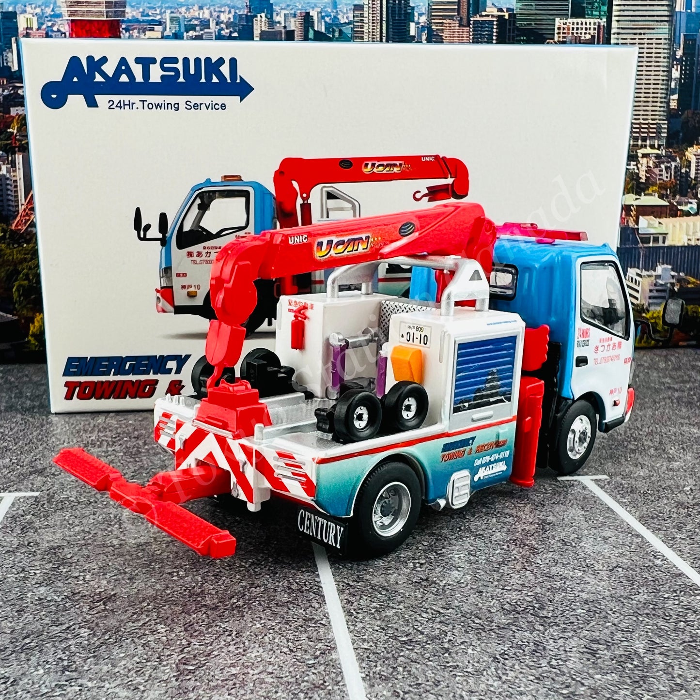 TINY 微影 HINO 300 AKATSUKI TOW TRUCK ATC65366