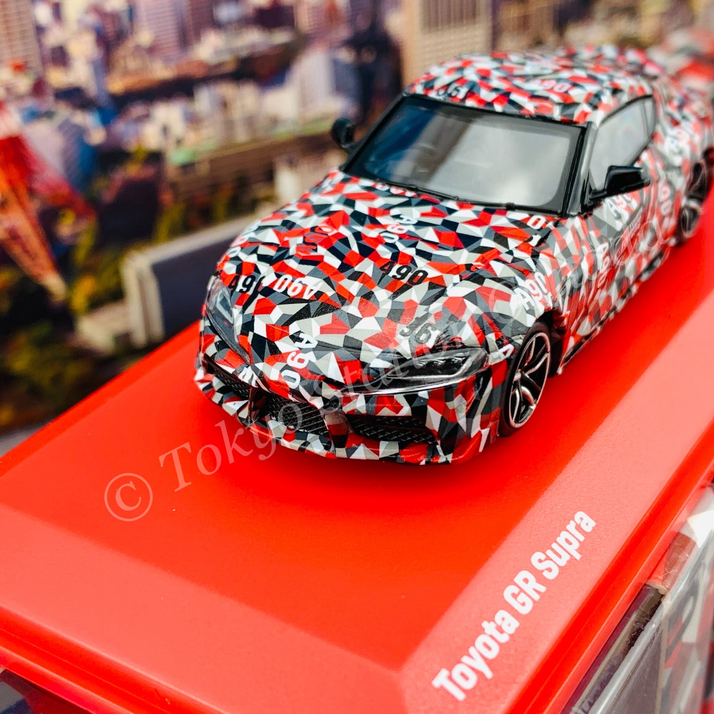 Tarmac Works 1/64 COLLAB64 Toyota GR Supra TEST CAR *** Collaboration with Kyosho *** T64K-002-TEST