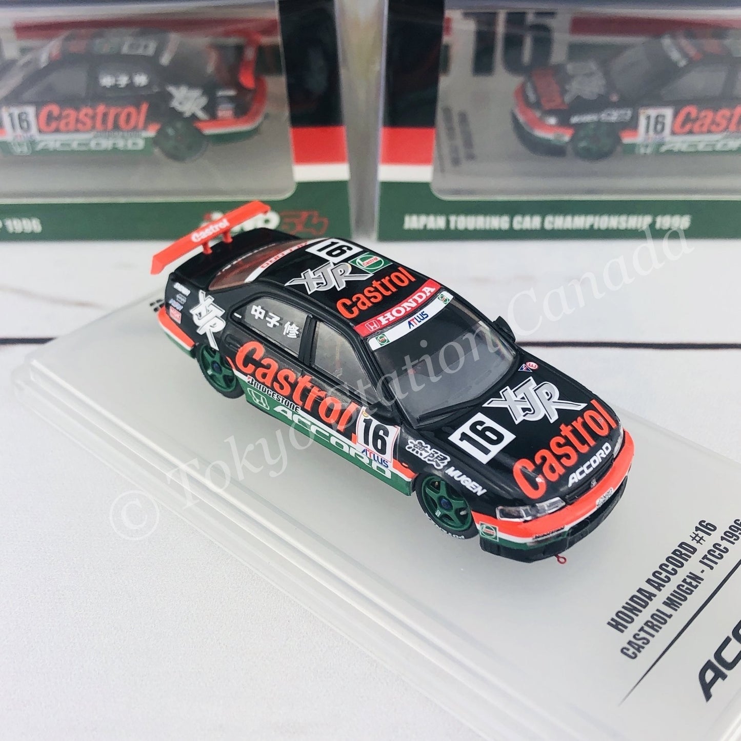 INNO64 HONDA ACCORD #16 MUGEN CASTROL JTCC 1996 IN64-CD6-MC96