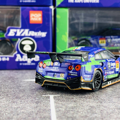 MINI GT x POPRACE 1/64 EVA RT Test Type-01 x Works GTR #33 Super GT GT300 2019 MGT00090-L