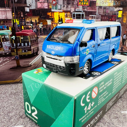 TINY 微影 MC02 Toyota Hiace Macau Police Vehicle ATC64429