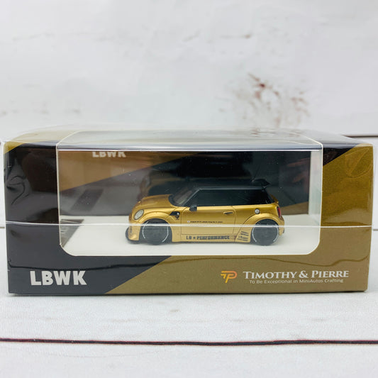 Timothy & Pierre 1/64 LBWK Mini Cooper Gold (Limited to 499 pcs)