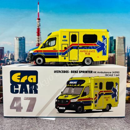 ERA CAR 1/64 47 MERCEDES - BENZ SPRINTER HK Ambulance (A598) MB22SPR4701
