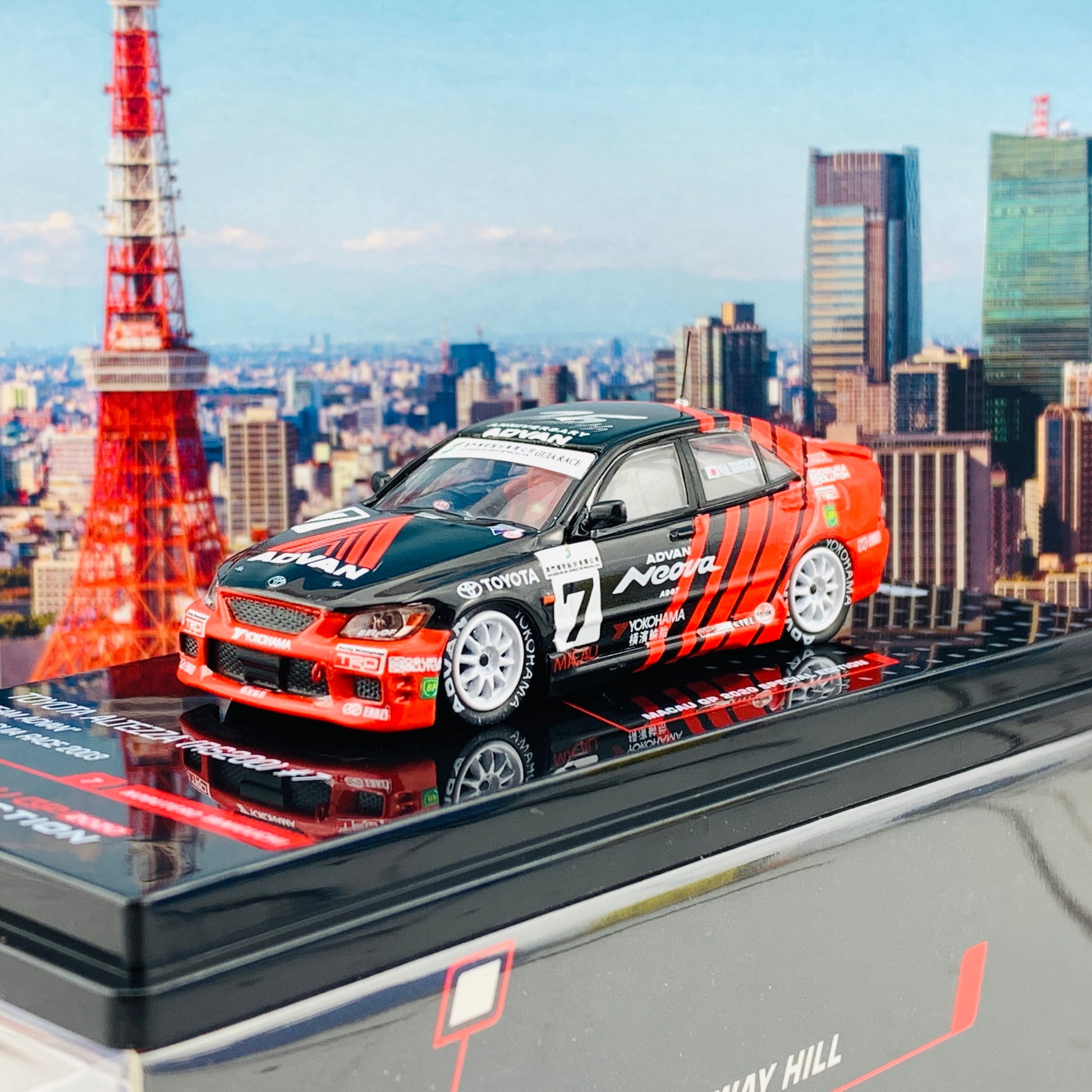 INNO64 MACAU GP 2020 COLLECTION TOYOTA ALTEZZA RS200 #7 "Team ADVAN" Macau Guia Race 2003 Nobutero Taniguchi IN64-RS200-MGP20AD