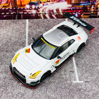 MINI GT x POPRACE 1/64 1/64 Nissan GTR Nismo GT3 X Works/ EVA Racing Test Unit #33 - Super GT Okayama Test Day MGT00091-L