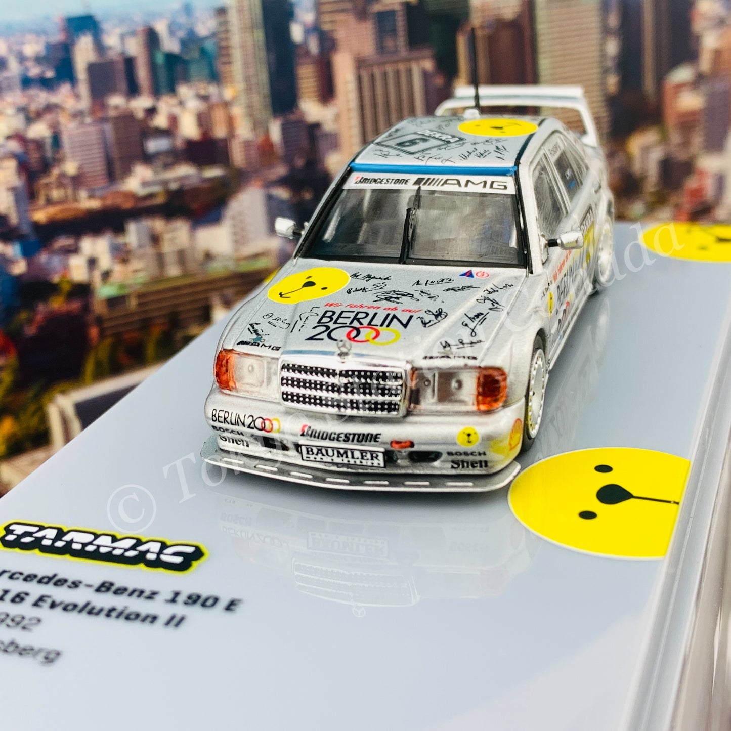 TARMAC WORKS 1/64 HOBBY64 Mercedes-Benz 190 E 2.5-16 Evo II  DTM 1992 Keke Rosberg T64-024-92DTM06