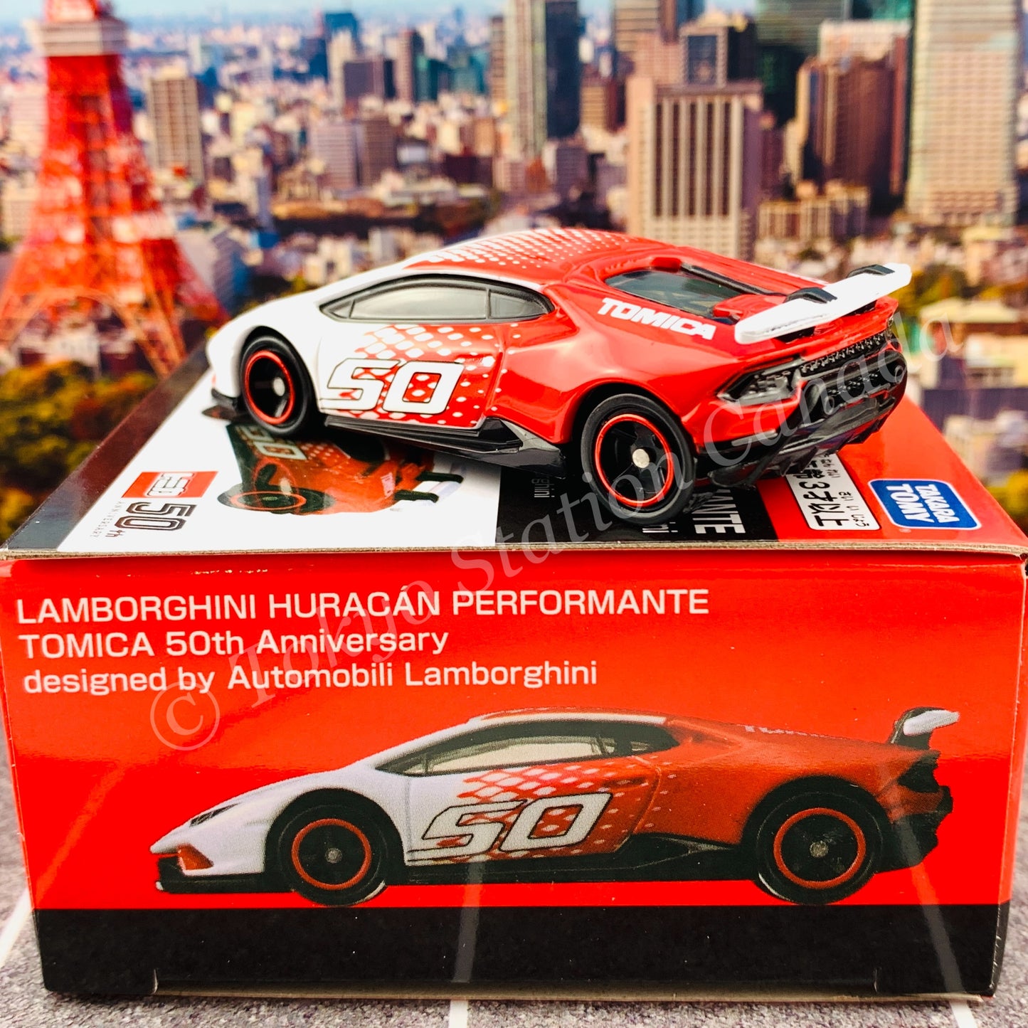 TOMICA Lamborghini Huracan Performante Tomica 50th Anniversary Designed by Automobili Lamborghini