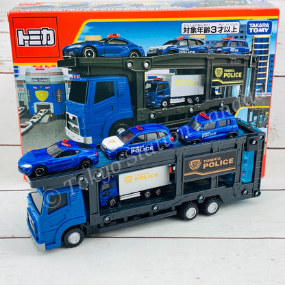TOMICA Police Car Carrier Set 4904810175988