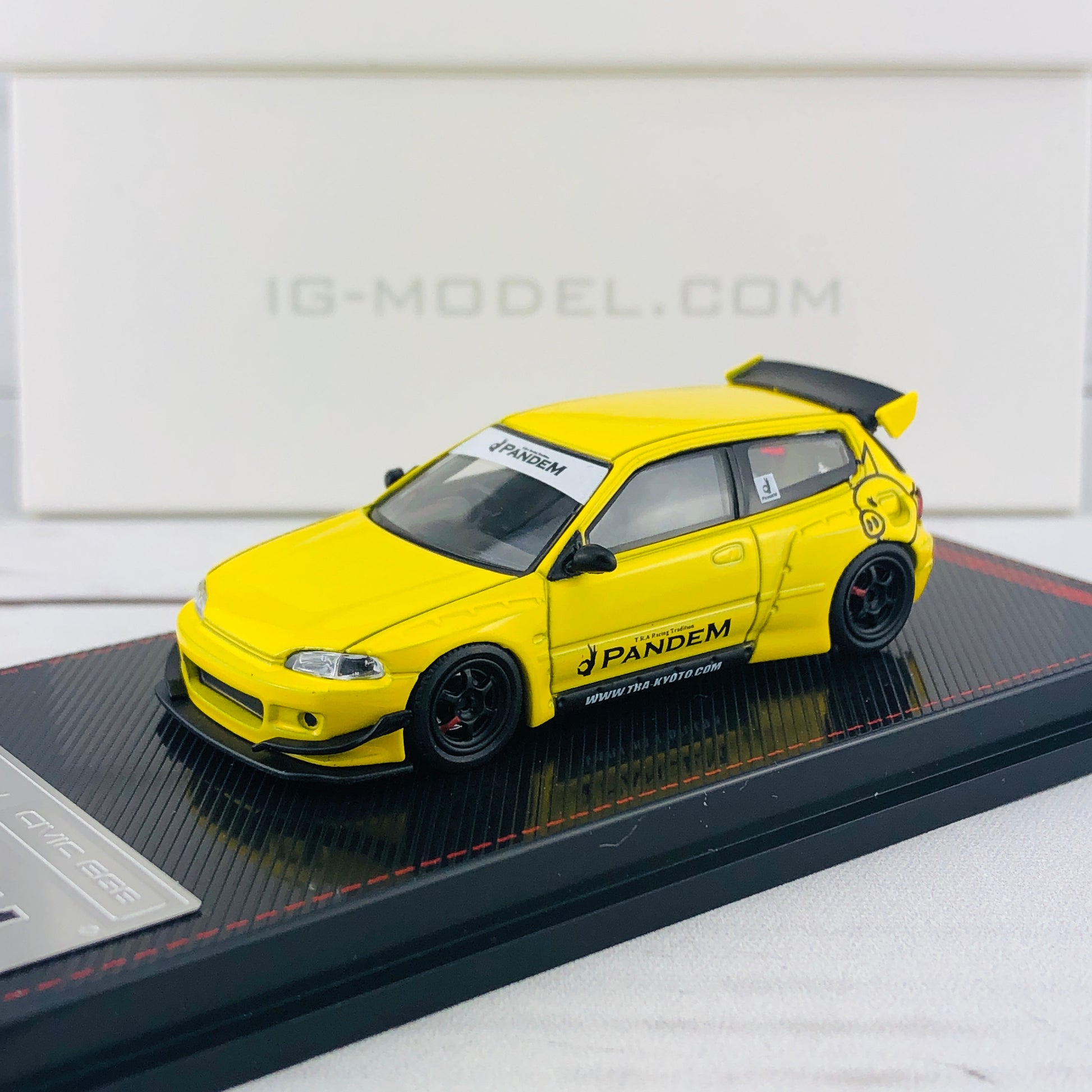 Ignition Model 1/64 Pandem Civic (EG6) Yellow 1416