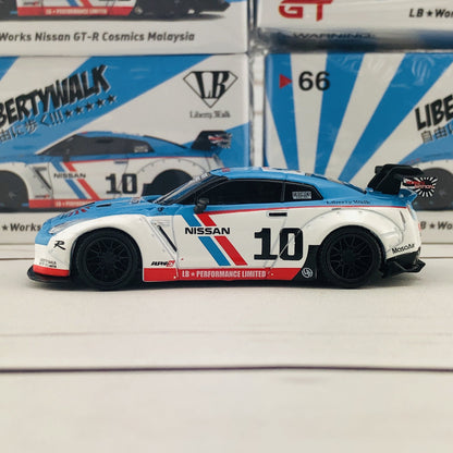 MINI GT LIBERTYWALK LB★WORKS Nissan GTR (R35) Cosmics Malaysia RHD MGT00066-R
