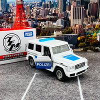 TOMICA EVENT MODEL No. 4 Mercedes Benz G Class Patrol Car (4904810798965)