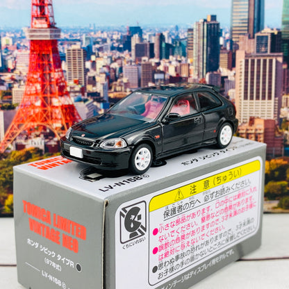 Tomytec Tomica Limited Vintage Neo 1/64 Honda Civic Type R 1997 (Black) LV-N158c