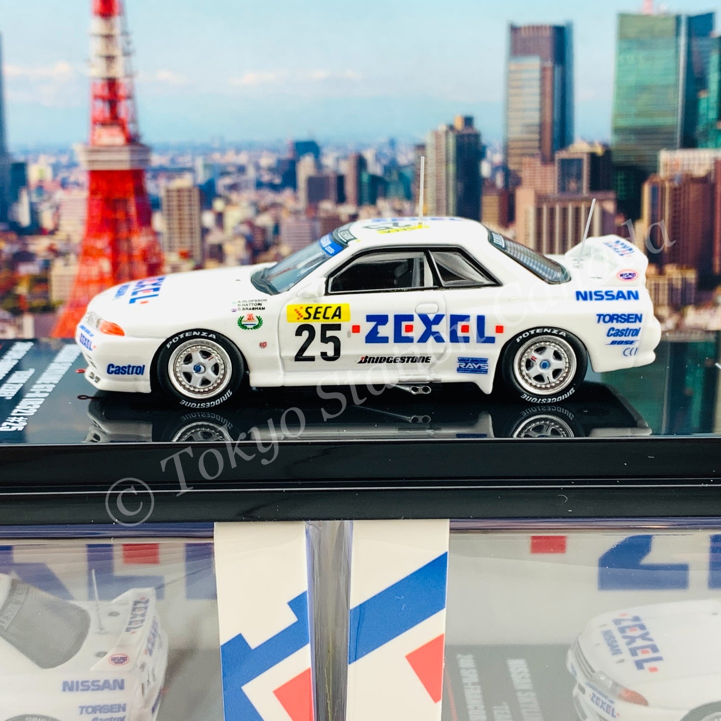 INNO64 1/64 NISSAN SKYLINE GT-R (R32) #25 "Team ZEXEL"  24hr Spa Francorchamps 1991 Winner  IN64-R32-ZEX91