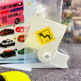 TAKARA TOMY A.R.T.S TOMICA Sign Set #2 - SUBARU WRX STI Type S with a road sign stand