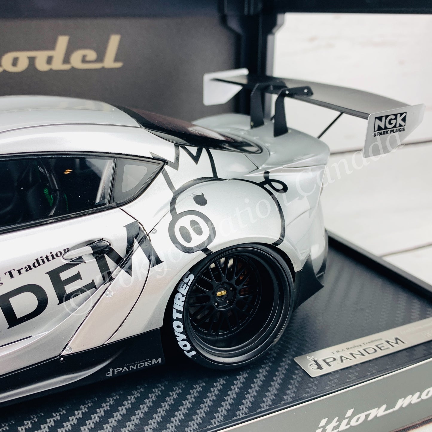 Ignition Model 1/18 PANDEM Supra (A90) Silver IG2038