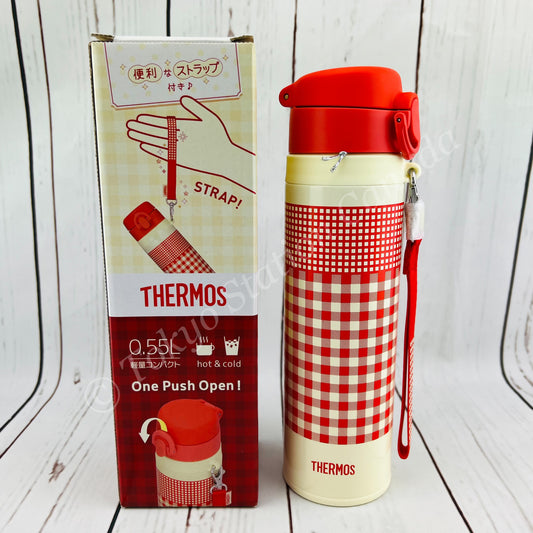 THERMOS bottle vacuum insulated 0.55L JNT-550 R-OR (4562344353533)