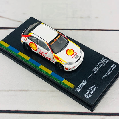 Tarmac Works 1/64 Honda Civic Type R EK9 FARA : Homestead II 2016 "SHELL" Singapore Exclusive Model