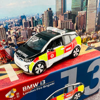 TINY 微影 1/64 UK13 BMW i3 UK London Fire Department Patrol Car ATCUK64002