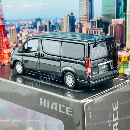 Model 1 1/64 Toyota Hiace 300 BLACK MICA C33123