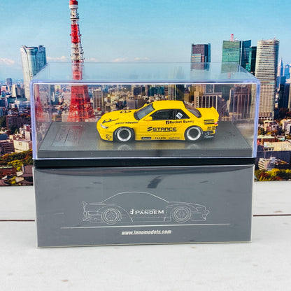 INNO64 1/64 NISSAN SILVIA S13 ROCKET BUNNY V2 Yellow IN64-S13V2-YL