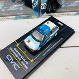 INNO64 1/64 Honda Civic Si E-AT #10 Macau Guia Race 1986 - T. Tsutsumi Macau Grand Prix Special Edition 2019 IN64-MGP19-EAT02