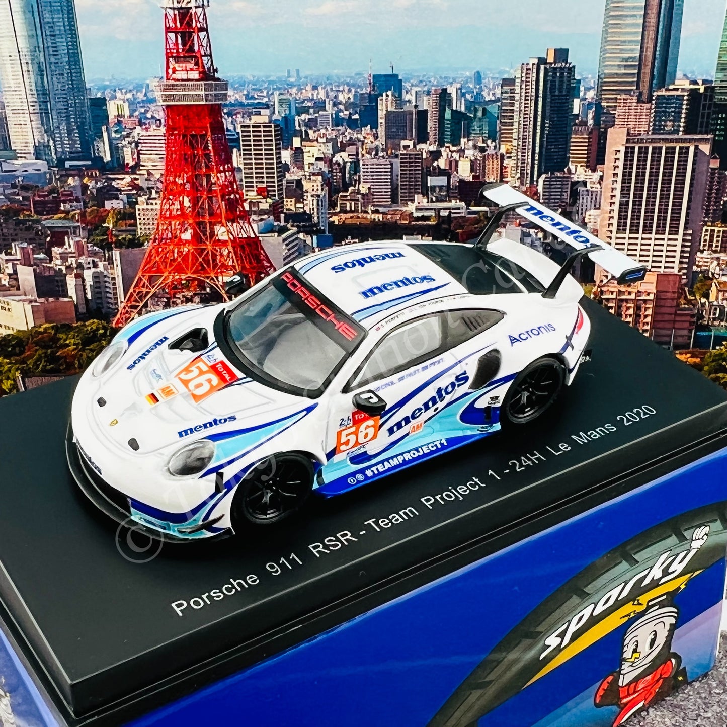 Sparky 1/64 PORSCHE 911 RSR NO.56 TEAM PROJECT 1 24H LE MANS 2020 M. CAIROLI - E. PERFETTI - L. TEN VOORDE Y224