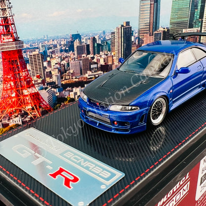 Ignition Model 1/64 Nissan R33 GT-R Blue Metallic IG2508