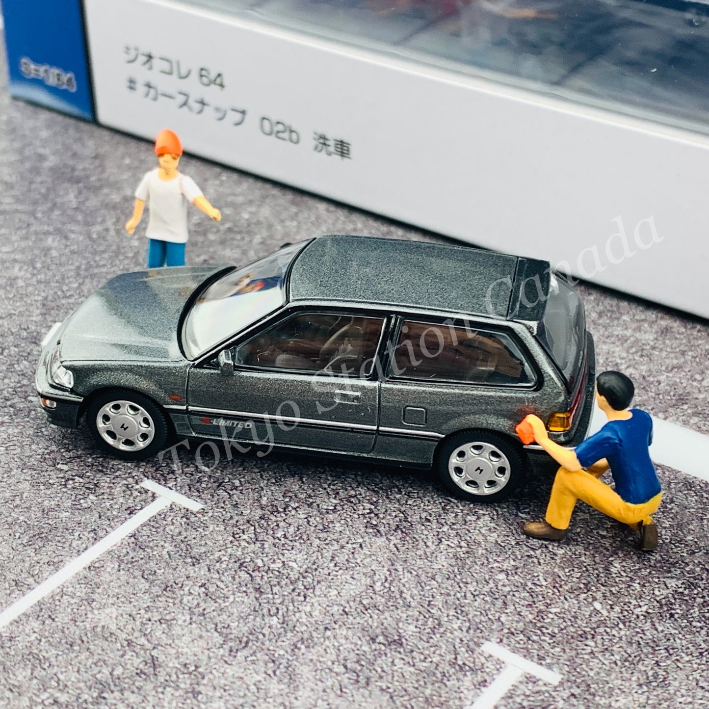 Tomytec Limited Vintage Neo 1/64 Diocolle 64 #02b Car wash 4543736314875