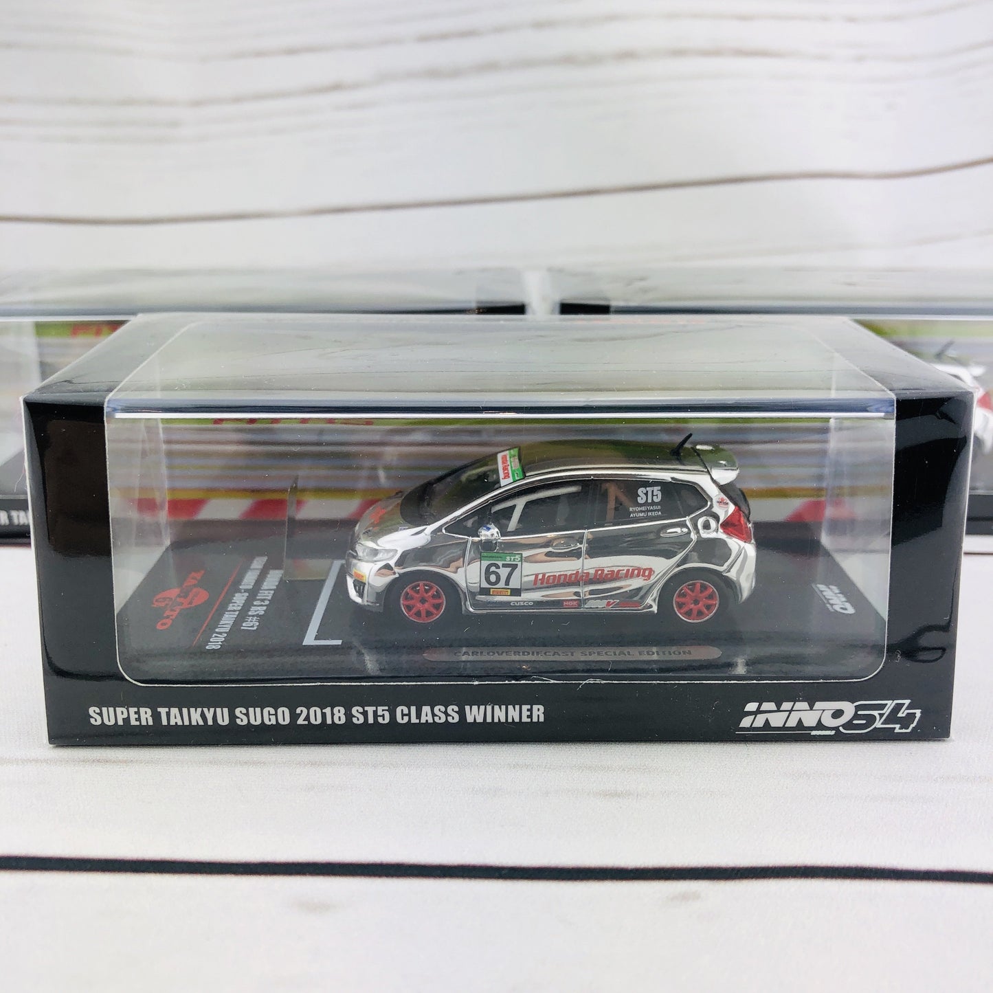 INNO64 HONDA FIT 3 RS #67 Team Yamato - Super Taikyu 2018 CARLOVERDIECAST Special Edition IN64-GK5-YA67