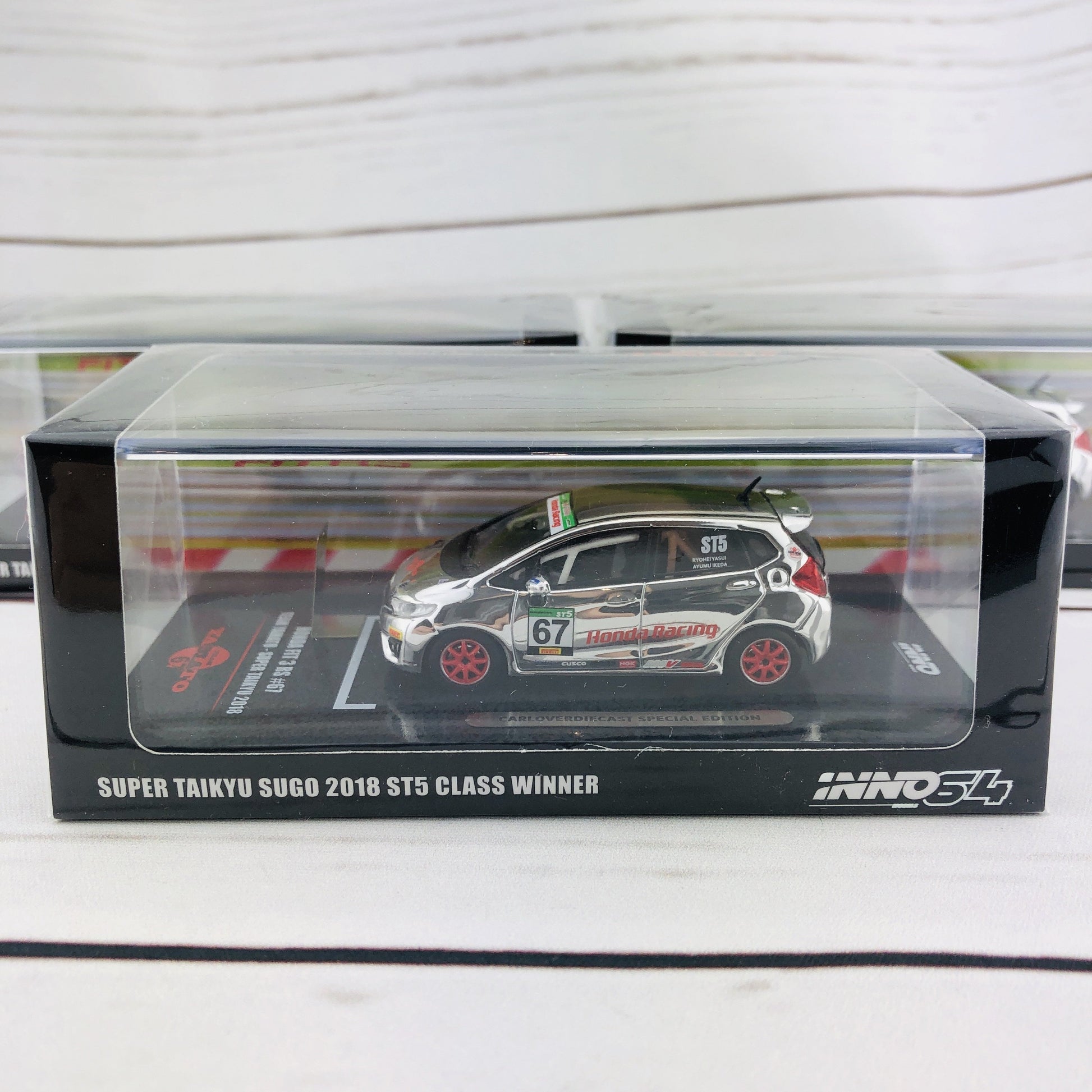 INNO64 HONDA FIT 3 RS #67 Team Yamato - Super Taikyu 2018 CARLOVERDIECAST Special Edition IN64-GK5-YA67