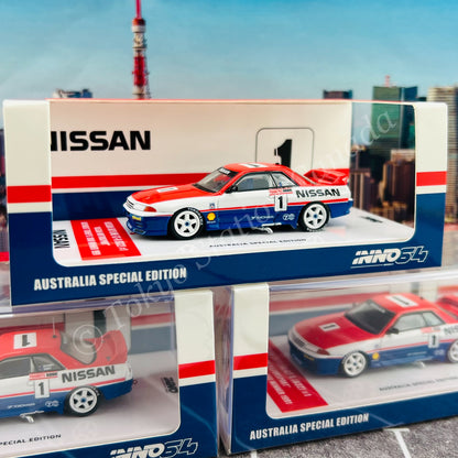 INNO64 1/64 NISSAN SKYLINE GT-R R32 #1 "NISSAN MOTORSPORT" Bathurst Tooheys 1000 Winner 1991 Jim Richards / Mark Skaife Australia Special Edition IN64-R32-1KT91