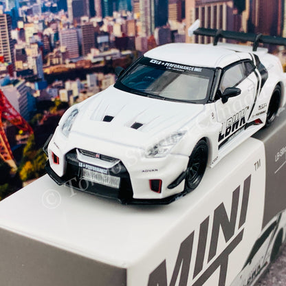 MINI GT 1/64 LB-Silhouette WORKS GT NISSAN 35GT-RR  Ver.2  White LBWK RHD MGT00209-R