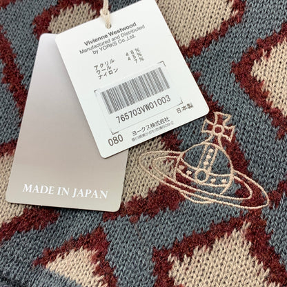 Vivienne Westwood Scarf Grey Diamond