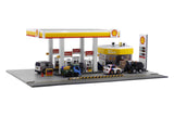 TinyQ Hong Kong Shell Petrol Station Diorama with LED Light BQ8