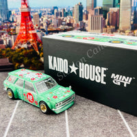 MINI GT x Kaido House 1/64 Datsun KAIDO 510 Wagon Hanami V2 LHD KHMG013